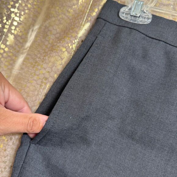 Calvin Klein Men's Jerome Charcoal Gray X Slim Fit Dress Suit Pants Flat Front 3 - Picture 6 of 9